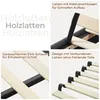 Yaheetech Polsterbett Doppelbett mit Höhenverstellbarem Produktbild-Vorschau 6