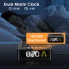Solárne napájané hodiny do auta 12h 24h LCD hodiny do auta Náhľad obrázku produktu 6
