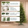 FairyTrees Kunstkerstboom – Nordmann, 220 cm, realistische Productafbeelding-voorbeeld 3