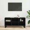 vidaXL Mobile TV con ante, 103,5 x 30 x 50 cm, nero, Anteprima dell’immagine prodotto 4