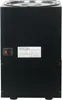 The back of a black automatic fructose quantitative machine with a label showing specifications. Náhled obrázku produktu