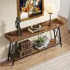 A console table with decorative items and storage boxes. Anteprima dell’immagine prodotto