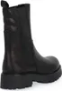 A black leather Chelsea boot with a thick sole, shown from the side. Anteprima dell’immagine prodotto