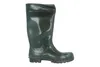 A single green rubber boot is shown against a white background. Produktbild-Vorschau