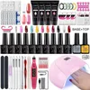 Kompletní sada na nehty s UV gelem, UV LED lampou, Náhled obrázku produktu 1