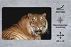 MuchoWow® Schreibtischunterlage Tiger - Gähnen - Schwarz Produktbild-Vorschau 2