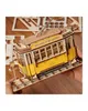 Drevené 3D puzzle s električkou Náhľad obrázku produktu 4