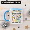 Trendation - Tschüss Kinderkarten Hallo Grundschule Tasse Produktbild-Vorschau 3