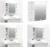 vidaXL Spiegelschrank mit LED Weiß 70x16,5x60 cm - Produktbild-Vorschau 1