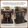 Uittrekbare eettafel met opbergruimte, multifunctionele Productafbeelding-voorbeeld 7