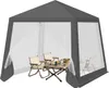 WOLTU Pavillon 3x3 m, mit Seitenwänden Moskitonetz, Metall, Produktbild-Vorschau 1
