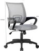 Set Schreibtisch Quest dunkle Eiche + Stuhl Argo grau Produktbild-Vorschau 4