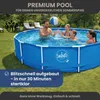 HAF - Swing Frame Pool rund Holz-Optik (Ø 366 cm, 91 cm Produktbild-Vorschau 3