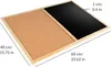 Creative Home 60 x 40 cm (+/-3cm) Magnetisch Kreidetafel & Produktbild-Vorschau 2