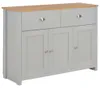 vidaXL Příborník Grau 112x35x81 cm Náhled obrázku produktu 3