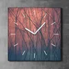 Coloray Uhr auf Leinwand 30x30 cm Wand Uhr Dekoration Produktbild-Vorschau 2