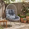 Fauteuil en osier synthétique COSTWAY, fauteuil de jardin Voir les images du produit 2