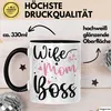 Wife Mom Boss Tasse Geschenk Mutter Mama zum Muttertag Produktbild-Vorschau 3