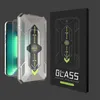 A screen protector installation kit and its packaging are displayed. Produktbild-Vorschau