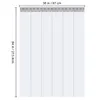 VEVOR Streifenvorhang, 213,4 cm Höhe x 96,5 cm Breite, 0,2 Produktbild-Vorschau 8