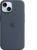 Silikonové pouzdro Apple iPhone 15 s Magsafe - Storm Blue Náhled obrázku produktu 10