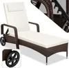 TecTake 404586, Hnědá, Polyester, Kov, 120 kg, 15 kg Náhled obrázku produktu 2