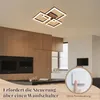 ZMH LED, lampa sufitowa w stylu retro, 38 cm, lampa Podgląd zdjęcia produktu 5