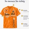 Herren T-Shirt | Sommershirt | Batik Optik | 2879 Orange L Produktbild-Vorschau 4