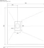 LuxeBath Duschwanne 80x80cm Weiß Extra flache SMC Produktbild-Vorschau 7