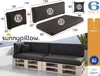 sunnypillow Palettenkissen für Palettenmöbel - 6er Set - Produktbild-Vorschau 2