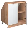 Szafa skosna Vicco Rion Białe pofałdowanie 80 x 81.6 cm z 2 Podgląd zdjęcia produktu 4