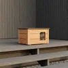 QLS Hunde- Katzenhaus aus Holz 53x39 cm Isoliert Winterfest Produktbild-Vorschau 9
