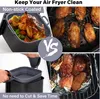 20cm Silikonform für Heißluftfritteuse, Faltbare Airfryer Produktbild-Vorschau 2