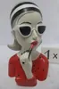 GILDE Figur, "Lady mit rotem Lippenstift", Fraumotiv, Anteprima dell’immagine prodotto 3