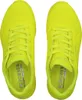 A top-down view of two yellow Skechers sneakers. Voir les images du produit