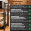 BLACK OAK Kaminholzständer "Antero" mit Kaminbesteck - Set Produktbild-Vorschau 9