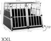CADOCA® Hundetransportbox Aluminium Hundebox Kofferraum Produktbild-Vorschau 12