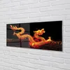 Glasbilder 125x50 Wandkunst Golddrache Produktbild-Vorschau 2