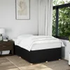 vidaXL Bettgestell ohne Matratze Schwarz 120x200 cm Stoff Produktbild-Vorschau 2