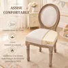 2 Chaises Enfant Bois, Assise Rembourrée, Beige, Dès 3 Ans Voir les images du produit 3