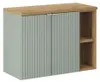 ELVINA Set 80cm: Unterschrank mit grünen Schränken und Produktbild-Vorschau 1
