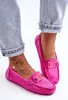 Damen Modische Wildleder Mokassins Rosa Rabell 37 Produktbild-Vorschau 6