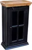 SIT Möbel Hängeschrank | 1 Tür | Mango + MDF | schwarz mit Produktbild-Vorschau 2