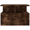 vidaXL Závesný nočný stolík Smoked Oak 40x31x27 cm Materiál Náhľad obrázku produktu 3
