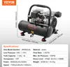Vzduchový kompresor VEVOR, oceľová nádrž na 1 galón, 1 hp Náhľad obrázku produktu 7