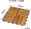 BigDean 66er Pack Holzfliesen für Balkon 30x30 cm - 6 Produktbild-Vorschau 2
