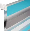 WOLTU Doppelrollo Weiss+Grau+Türkis : 100x150cm Größe: Produktbild-Vorschau 7