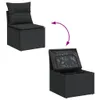 VidaXL 365984, Czarny, 110 kg, 550 mm, 620 mm, 690 mm Podgląd zdjęcia produktu 10