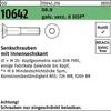 Reyher  Senkschrauben ISO 10642 08.8 M 6x20 Zn8 DiSP (500 Produktbild-Vorschau 1