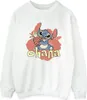 Disney - "Ohana" Sweatshirt für Damen BI22803 (L) (Weiß) Produktbild-Vorschau 1